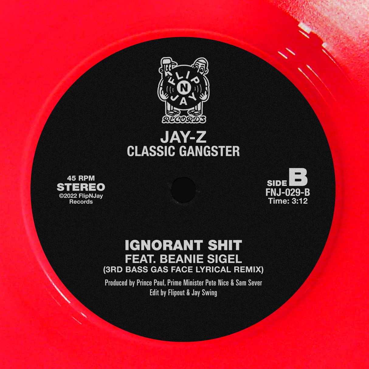 Jay-Z Classic Gangster Edits By Flipout & Jay Swing – Ignorant Shit 7-Inch