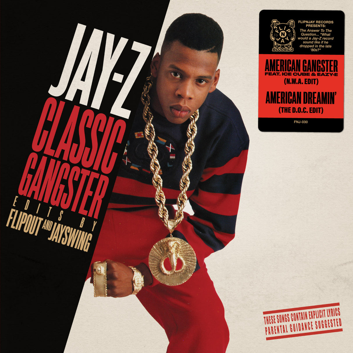 Jay-Z Classic Gangster Edits By Flipout & Jay Swing – American Gangster / American Dreamin 7-Inch