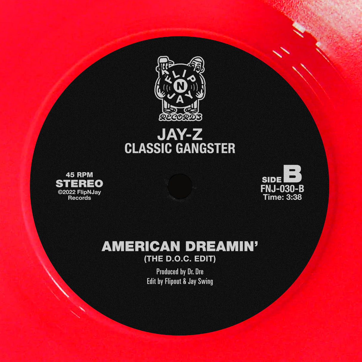 Jay-Z Classic Gangster Edits By Flipout & Jay Swing – American Gangster / American Dreamin 7-Inch