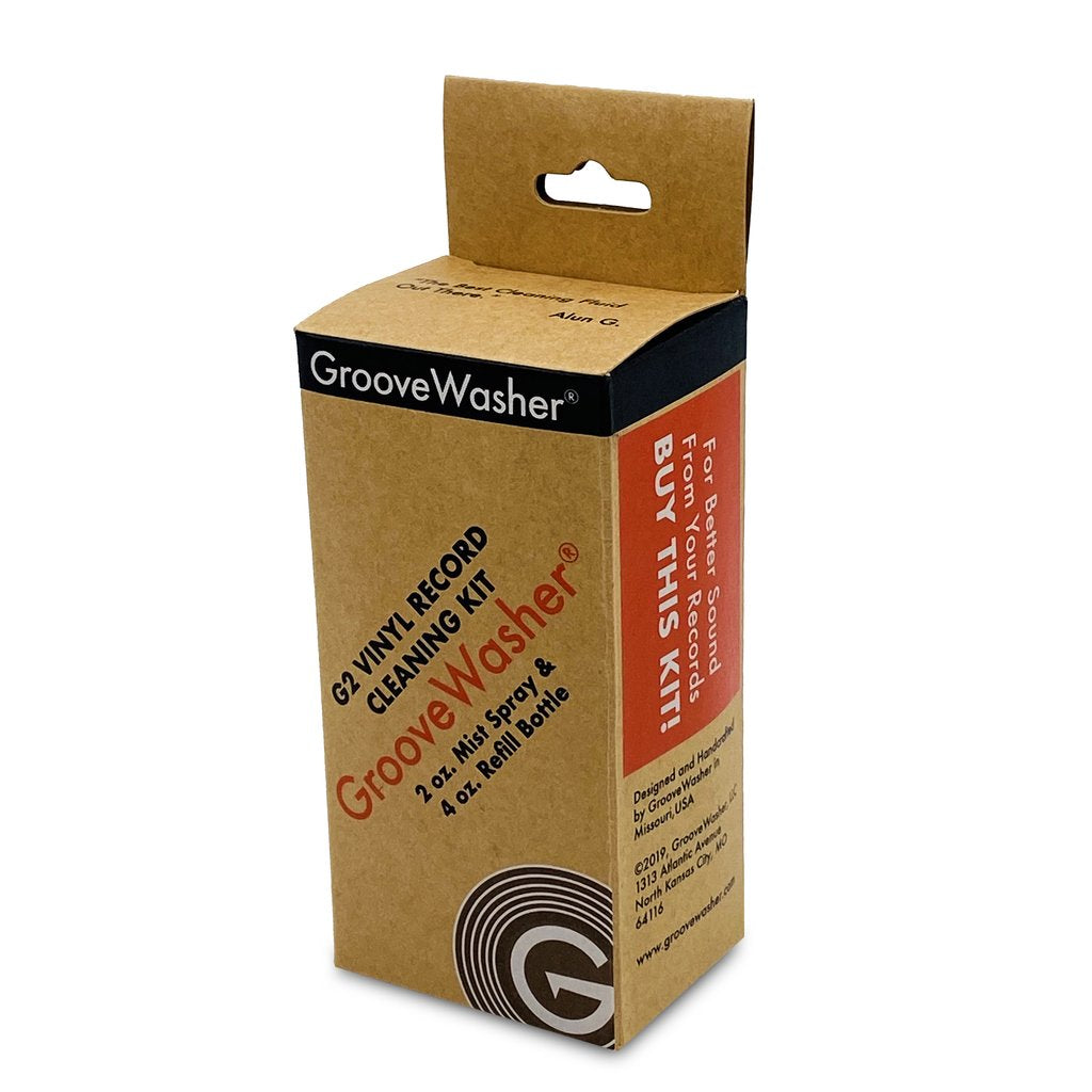 G2 Record Cleaning Fluid Kit - 2 oz Mist Spray & 4 oz Refill