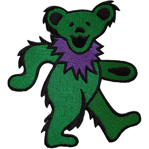 Grateful Dead Standard Patch - Green Dancing Bear