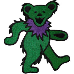 Grateful Dead Standard Patch - Green Dancing Bear