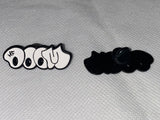 MF Doom White Bubble Pin