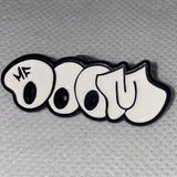 MF Doom White Bubble Pin
