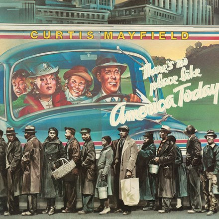 Curtis Mayfield - There's No Place Like America Today LP (Blue Vinyl)