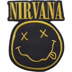 Nirvana Standard Patch - Logo & Smiley