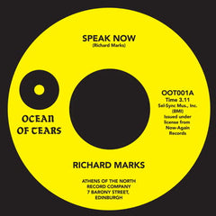 Richard Marks - Speak Now 7-Inch