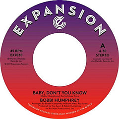 Bobbi Humphrey - Baby Don't You Know 7-Inch