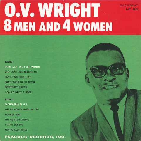 O.V. Wright - 8 Men And 4 Women LP