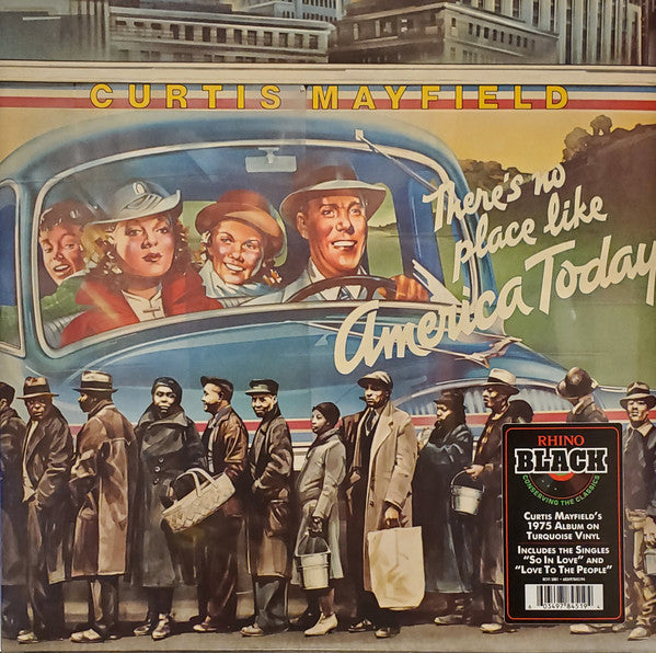 Curtis Mayfield - There's No Place Like America Today LP (Blue Vinyl)