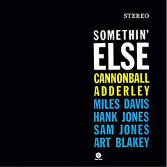 Cannonball Adderley - Somethin' Else LP (Blue Vinyl)