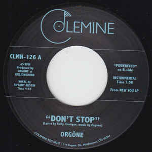 Orgone - Don't Stop 7-Inch