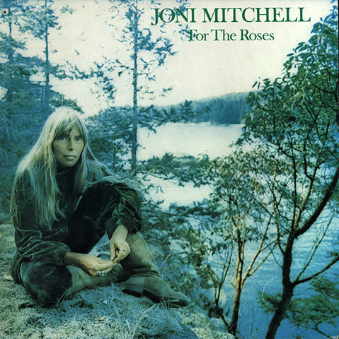 Joni Mitchell – For The Roses LP (Transparent Aqua Blue