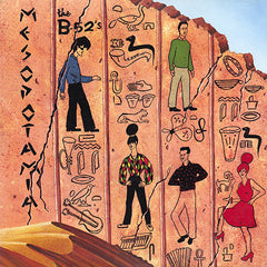 The B-52's - Mesopotamia LP (Ultra Clear With Orange Splatter, Rocktober Edition)