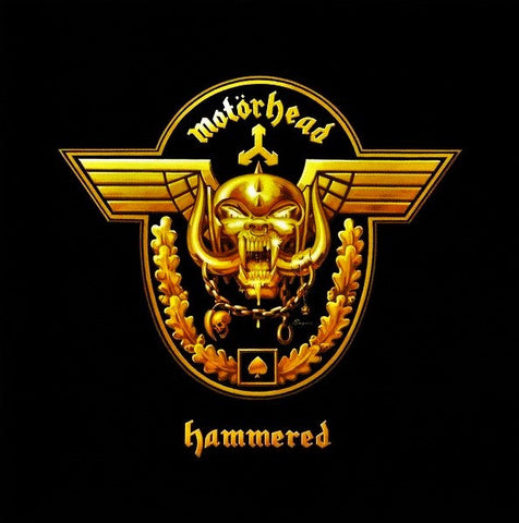 Motörhead – Hammered LP (20th Anniversary Yellow/Black Splatter Vinyl)