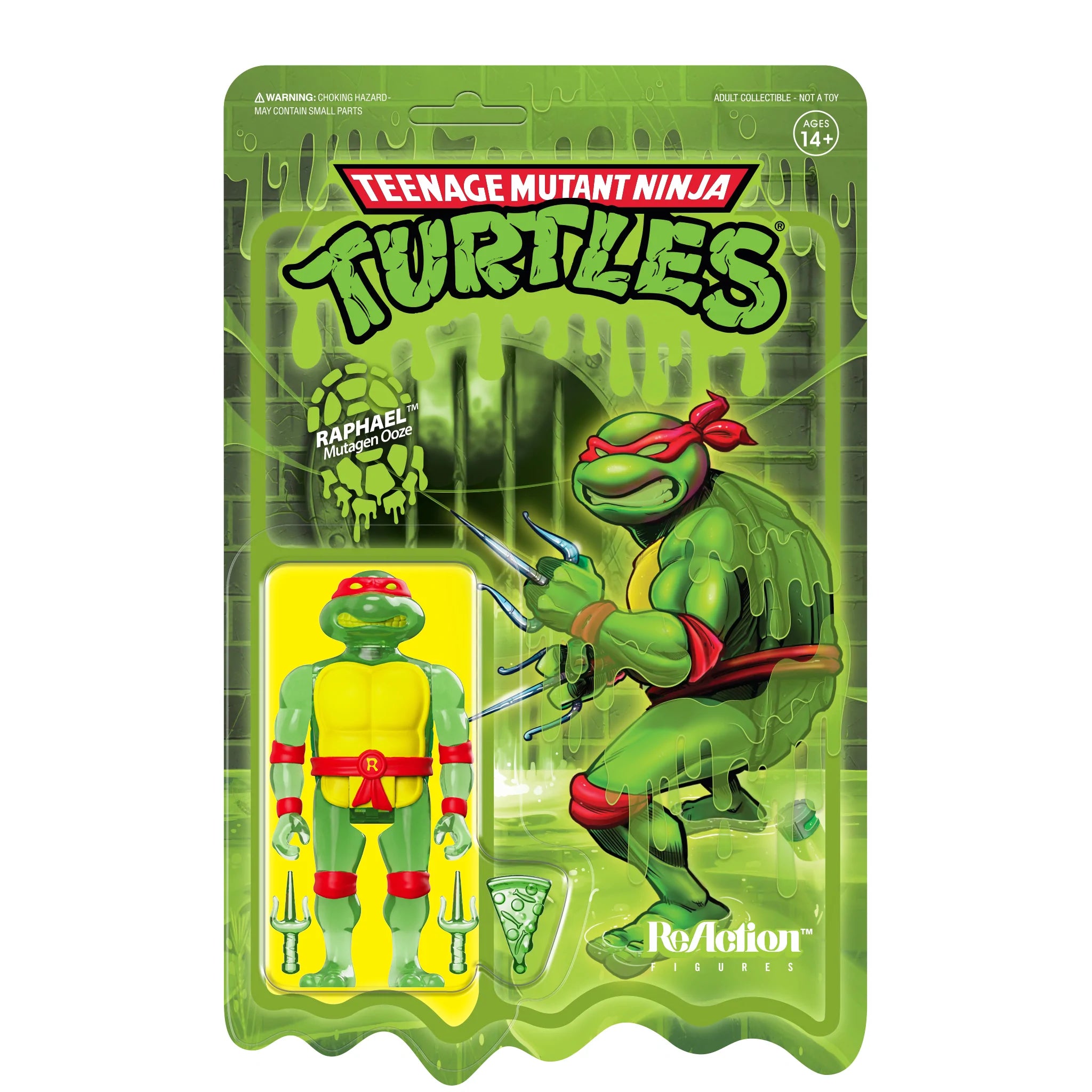 Teenage Mutant Ninja Turtles ReAction Raphael (Mutagen Ooze