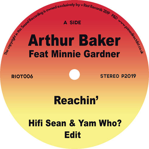 Arthur Baker - Reachin' (Yam Who Edit) 7-Inch