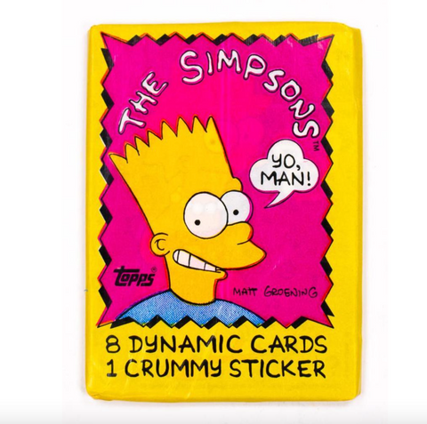 Simpsons Trading Cards - 1 Pack (8 Cards, 1 Sticker)