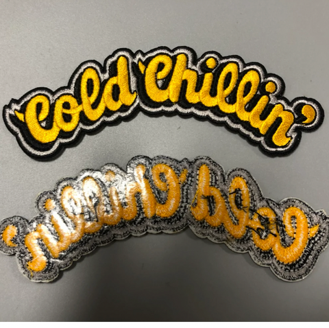Cold Chillin' Gold Logo Patch