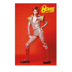 David Bowie Glam Poster