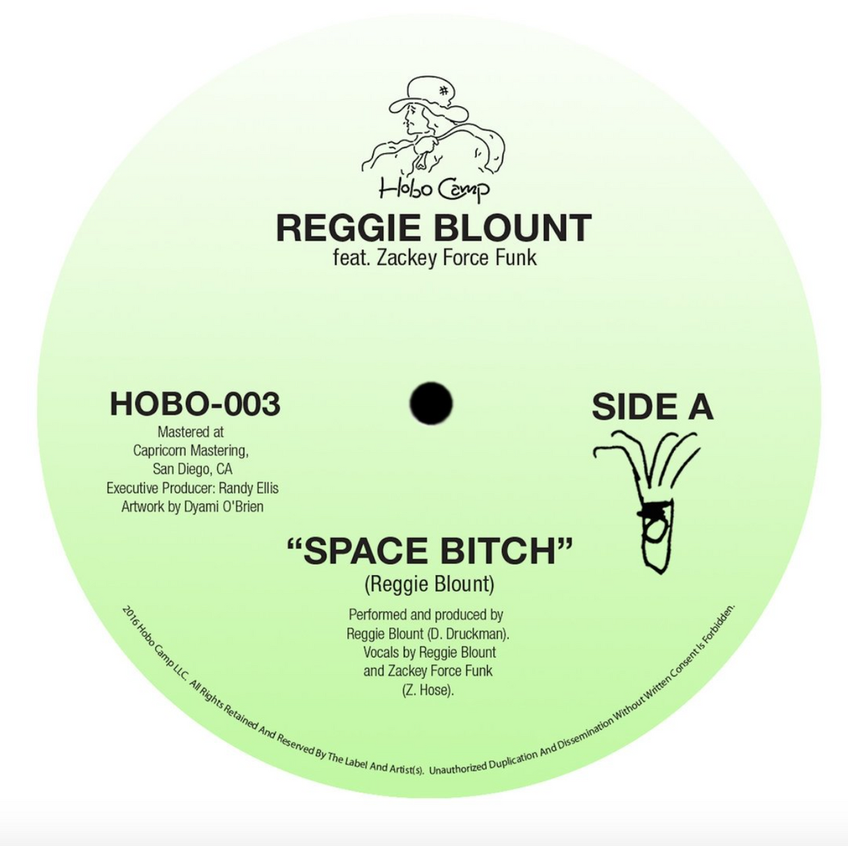 Reggie Blount & Zackey Force Funk - Space Bitch / Stimulant 7-Inch