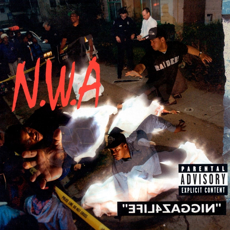 This image features the album cover for the N.W.