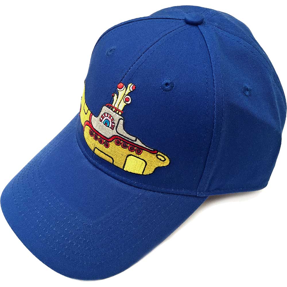 The Beatles Unisex Baseball Cap - Yellow Submarine Mid-Blue