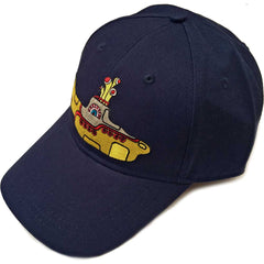 The Beatles Unisex Baseball Cap - Yellow Submarine Navy Blue