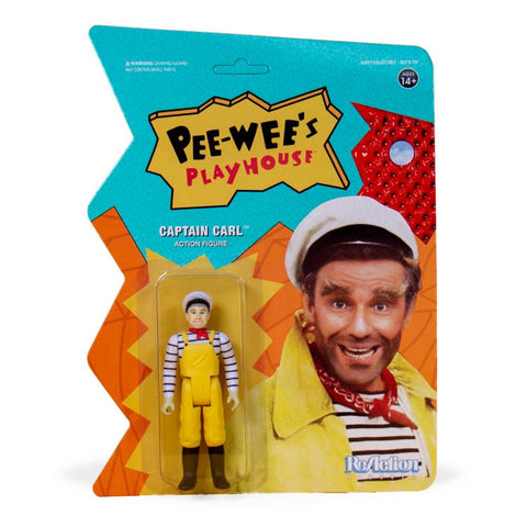 Pee-wee's Playhouse ReAction Captain Carl Figure