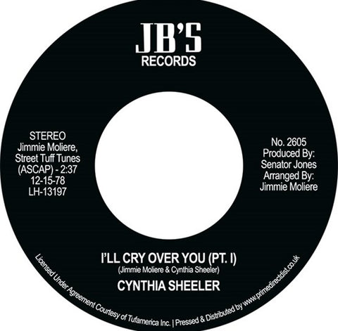Cynthia Sheeler - I'll Cry Over You 7-Inch