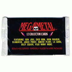Mega Metal - Trading Cards (Sealed Pack of 12 cards)