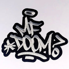 MF Doom Black and White Tag Patch
