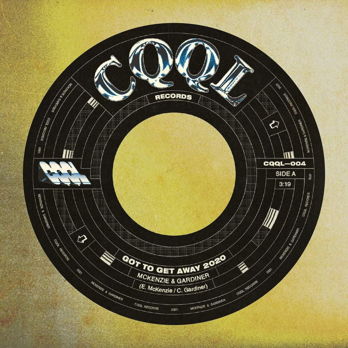 McKenzie & Gardiner - Got To Get Away 2020 b/w From Time (Vocal Edit)  7-Inch