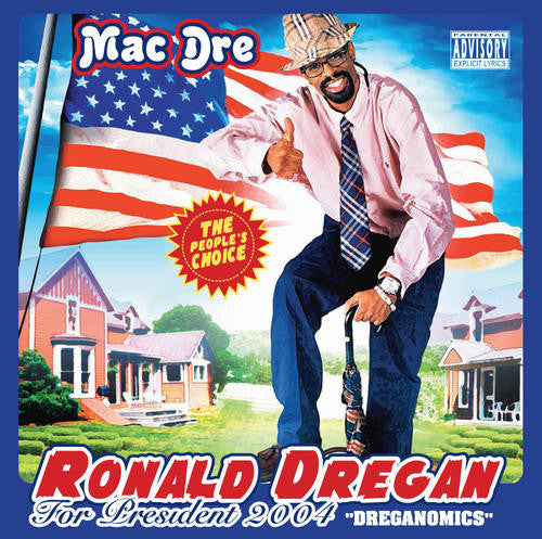 Mac Dre - Ronald Dreagan: Dreganomics 2LP (Red & Blue Vinyl)