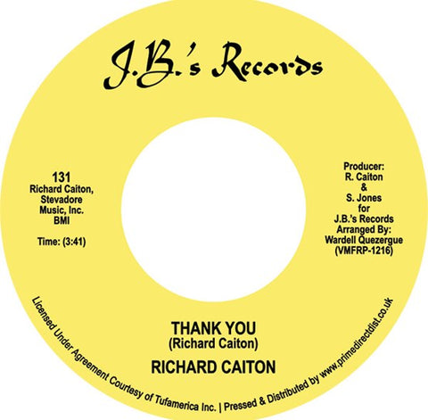 Richard Caiton - Thank You 7-Inch