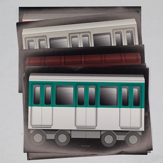Large Trainsticker Set (12 Stickers)